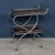Metal Vintage Italian Steel and Glass Drinks Trolley with Marble Effect, 1980 For Sale - Image 7 of 18