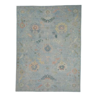 Turkish Oushak Rug 11'10" x 15'8" #20399 For Sale