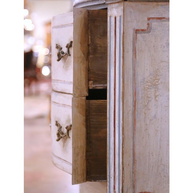 Pair of Early 20th Century French Louis XVI Revival Painted Nightstands Chests For Sale - Image 10 of 14