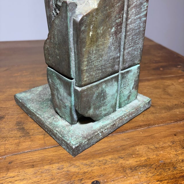 Horst Böhm, Modernist Sculpture Totem, 1983, Bronze For Sale - Image 10 of 18