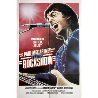 Paul McCartney and Wings: Rockshow 1980 U.S. One Sheet Film Poster For Sale