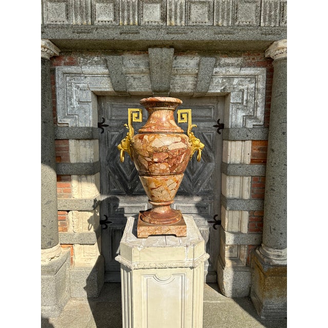Antique Marble Urn Vase, 1800s For Sale - Image 13 of 14