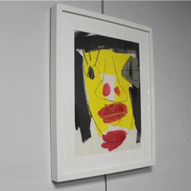 Lola Galanes, Collage Portrait, 2015, Mixed Media, Framed, in Very Good conditions. Designed from 2000 This piece has an...