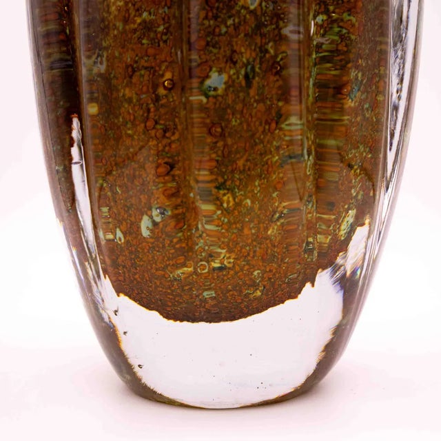 1970s Heavy Grail Glass Vase by Karl Wiedmann, 1970s For Sale - Image 5 of 6