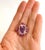 Classical Roman Bochic "Capri" Vintage Amethyst & Topaz Ring Set In 18K Gold & Silver For Sale - Image 3 of 18