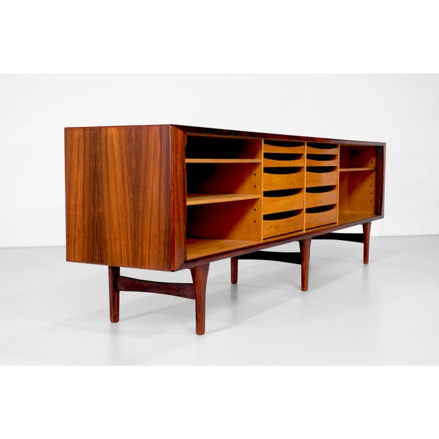 1960s Sideboard attributed to Henning Kjaernulf for Bruno Hansen, Denmark, 1960s For Sale - Image 5 of 18