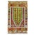 Colorful mid-20th century Turkish flat-weave Kilim with prayer motif. Measures: 2'11" x 4'6".