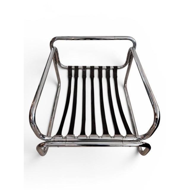 Leather and Chrome T2 Armchairs by Rodney Kinsman for Omk, 1969, Set of 2 For Sale - Image 9 of 12