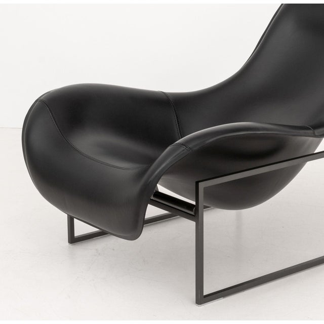 Black Antonio Citterio B&b Italia "Mart" Armchairs, Pair For Sale - Image 8 of 14