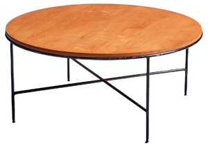 Model 1580 Planner Group Coffee Table in Iron and Maple by Paul McCobb for Winchendon, 1950s