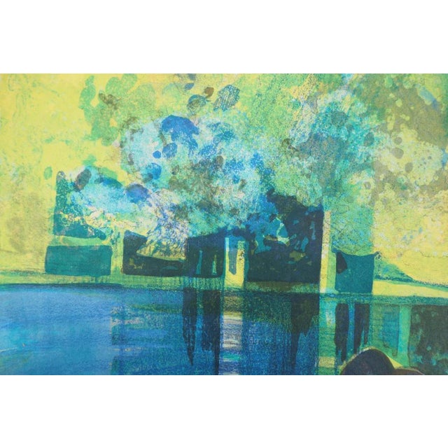 Camille Hilaire, La Lavandière, Lithograph For Sale - Image 4 of 5