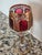 Metal Early 20th Century Moser Bohemian Cut to Clear Paneled Cranberry Red Gold Gilt Stemmed Cordial Glasses - Set of 8 For Sale - Image 7 of 18