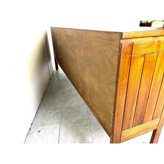Vintage Oak Sideboard attributed to Van Den Berghe Pauvers, 1970s For Sale - Image 14 of 15