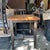 Custom Furniture Builders Butcher Block Table W 2 Chairs For Sale - Image 4 of 6
