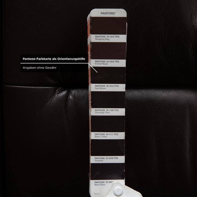 Wave Leather Two-Seater Brown Espresso Manual Function Sofa from Stressless For Sale - Image 12 of 17