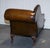 Victorian Brown Leather Hand Dyed Chaise Lounge For Sale - Image 15 of 18