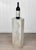 Original 1970's Postmodern Stone Pedestal 6 Paneled Italian Travertine Stone Panels Wonderful Graining Throughout with...