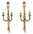 Large Antique Louis XVI Style Rope Tassel Wall Lights in Gilt Bronze, 1890s, Set of 2 For Sale