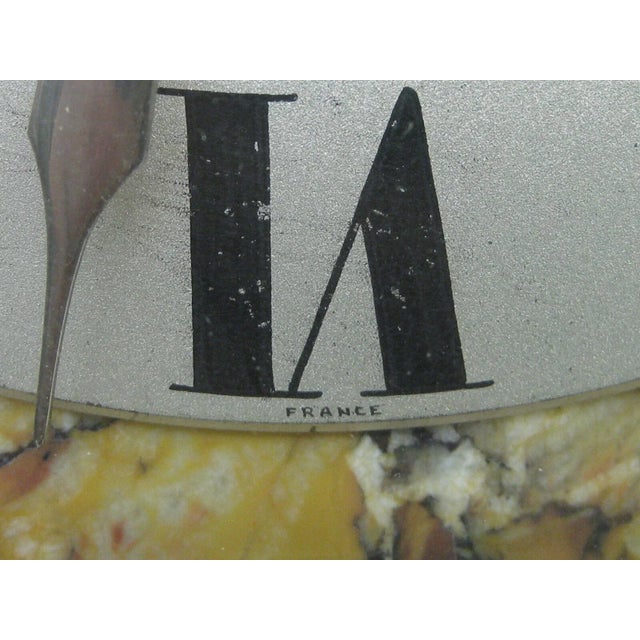 French Art Deco Tiffany & Co. Marble Clock For Sale In New York - Image 6 of 7