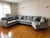 Contemporary 2022 3-Piece Sectional Sofa With Cuddler Chaise – New Zealand Moss Fabric For Sale - Image 3 of 3