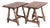 Antique 19th Century English Oak Joint Stools Side Tables - A Pair For Sale