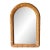 Vintage Pencil Reed Arched Wall Mirror in the Style of Vivai Del Sud For Sale