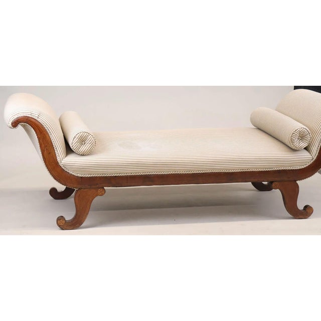 Antique Mahogany Chaise Lounge, 19th Century For Sale - Image 4 of 5