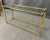 Contemporary Brass & Glass Sofa Table For Sale - Image 3 of 9