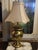 Hollywood Regency Vintage Brass Hollywood Regency Table Lamp For Sale - Image 3 of 8