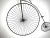 Minimalism Curtis Jere High Wheel Bicycle Iron Sculpture & Wall Decor 1960's For Sale - Image 3 of 12