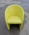 Intervista Club Chair in Chartreuse Leather from Poltrona Frau, Italy, 1989 For Sale - Image 3 of 15