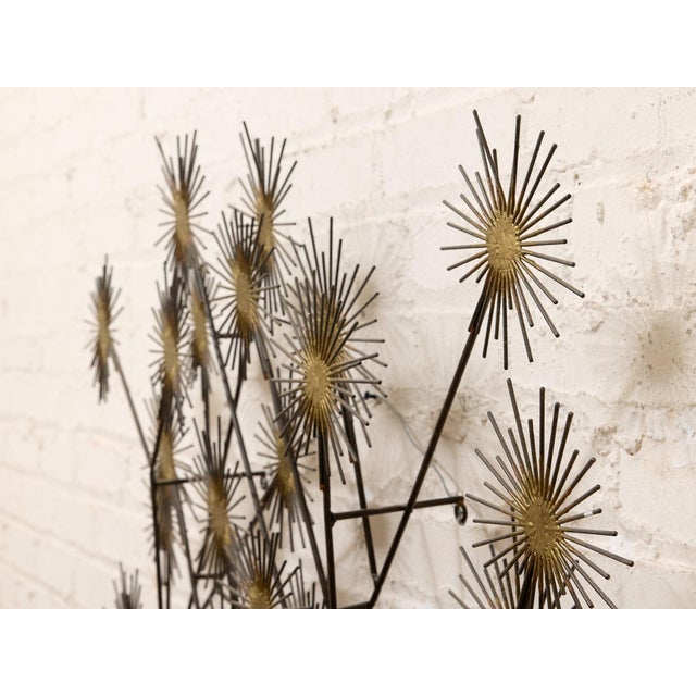 Mid 20th Century Modern Atomic Starburst Metal Wall Sculpture For Sale In Los Angeles - Image 6 of 9