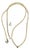 Italian 14k Gold Herringbone Chain Necklace With Solitaire Diamond From Vicenza, Italy. For Sale