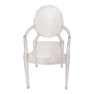 Vintage Kartell Lou Lou Vintage Children's Ghost Chair Crystal Plastic Philippe Starck