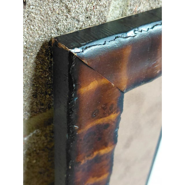 Framed Signed Robert Redbird Jr. "Wind Spirits" Original Painting For Sale - Image 11 of 12