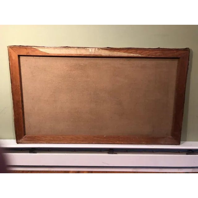 1950s Signed Norman Rockwell Style Painting of Golfers by Victor Olsen For Sale - Image 11 of 13