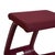Modern Variable Monochrome Wooden Kneeling Chair in Violet Plum Fabric by Peter Opsvik for Varier For Sale - Image 3 of 12