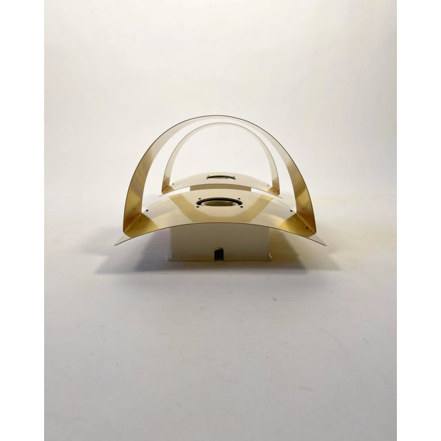 Scandinavian Brass Wall Lights by Peter Celsing for Falkenberg's lighting, set of 2. This piece has an attribution mark, I...