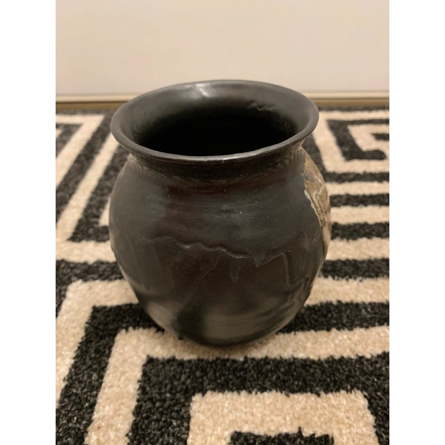 Rustic Vintage Studio Pottery, Signed Zelda For Sale - Image 3 of 8