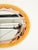 Italian Oval Orange and Pink Beveled Mirror attributed to Antonio Lupi for Cristal Luxor, 1960s For Sale - Image 18 of 18