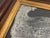 "Elephant" Black Abstract Painting in Antique Frame, Transitional Wall Art by JTS For Sale - Image 4 of 9