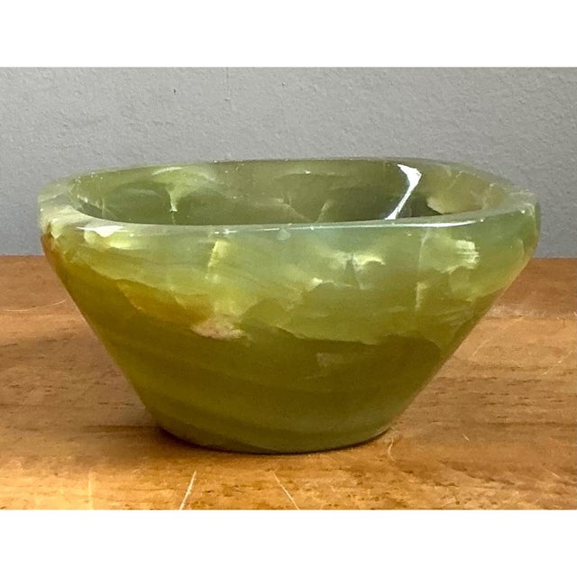 Vintage Green Onyx Bowl For Sale - Image 13 of 13