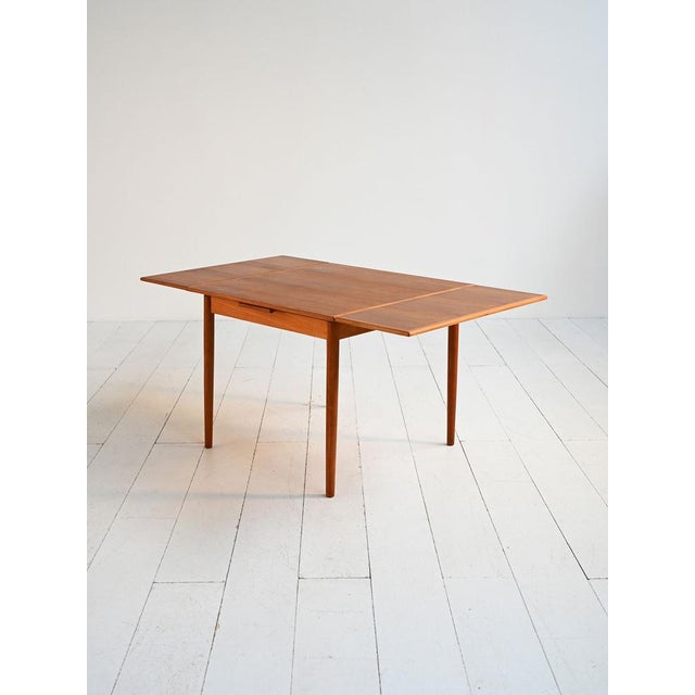 Extendable Teak Table, 1960s For Sale - Image 6 of 13