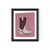 DESCRIPTION: Birdie the Cowboy Boot by Willa Heart in Brimfield Black Frame, Mini Art Print This is a print of a handmade...