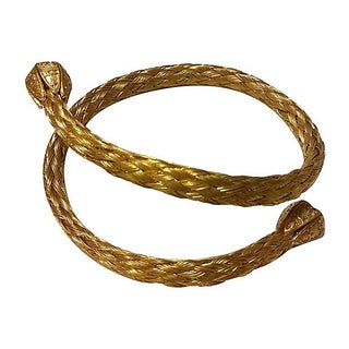 Braided Mesh Gold Filled Bracelet For Sale