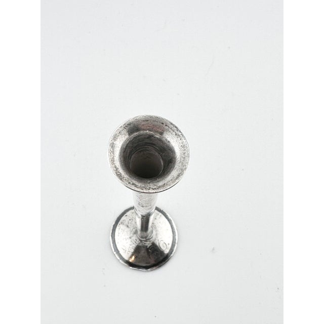 Vintage Small Sterling Silver Bud Vase For Sale - Image 4 of 6