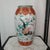 Vintage Large Chinoiserie Vase Hand Painted Rooster Hen Floral Gilded 16" Tall Signed For Sale - Image 12 of 18