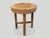 Contemporary Andrianna Shamaris Minimalist Shell Inlaid Teak Round Side Table or Pedestal For Sale - Image 3 of 5