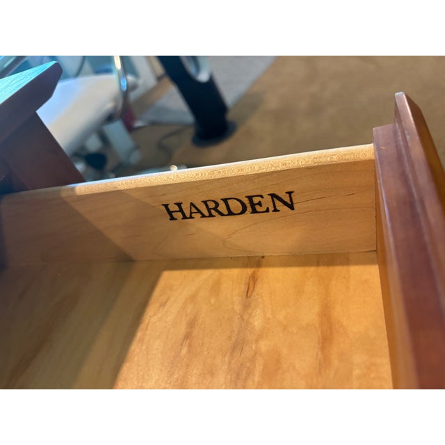 Vintage Harden solid cherry three-drawer chest, purchased new in the 1990s and made in the USA. Features three drawers and...