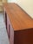 1960s Danish Teak Credenza - Mid Century Modern Sideboard With Sliding Doors & Pull-Out Trays For Sale - Image 4 of 10